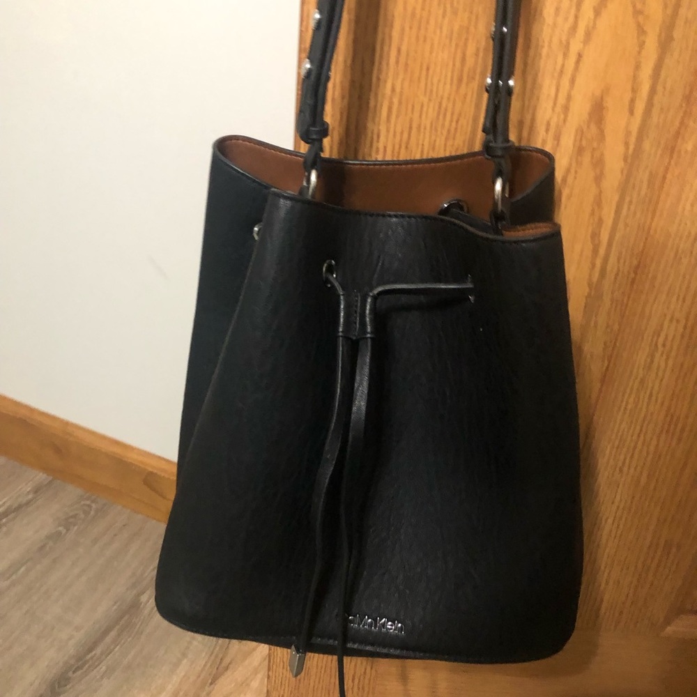 CK bucket style handbag